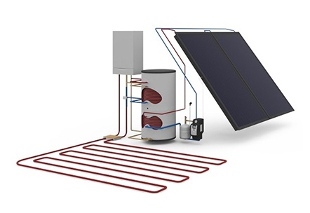 Zonneboilersysteem
